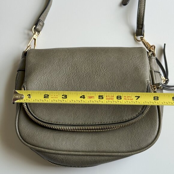 Olive Green Crossbody Handbag - Picture 10 of 12